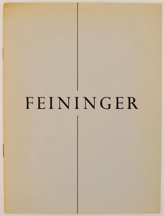 Item #157679 Lyonel Feininger. Lyonel FEININGER