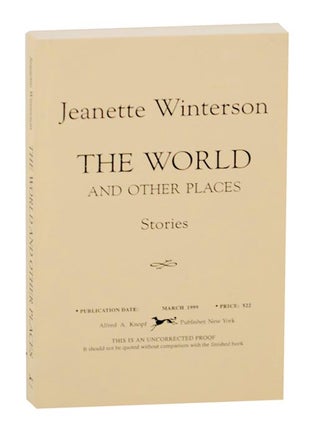 Item #157877 The World and Other Places. Jeanette WINTERSON