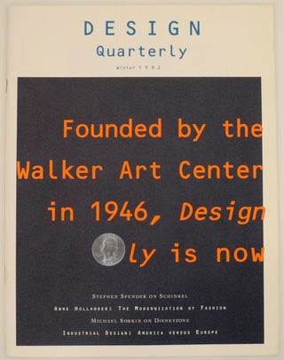 Item #158562 Design Quarterly 154 Winter 1992. Martin FILLER, Michael Sorkin Stephen...