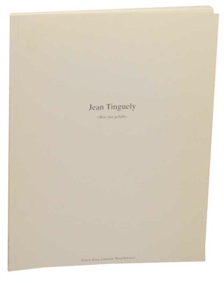 Item #158817 Eva Aeppli & Jean Tinguely. Jean TINGUELY