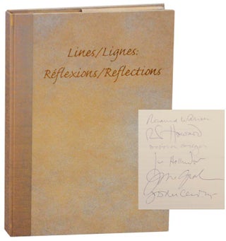 Item #158823 Lines / Lignes, Reflexions / Reflections (Signed First Edition). Debora Greger...