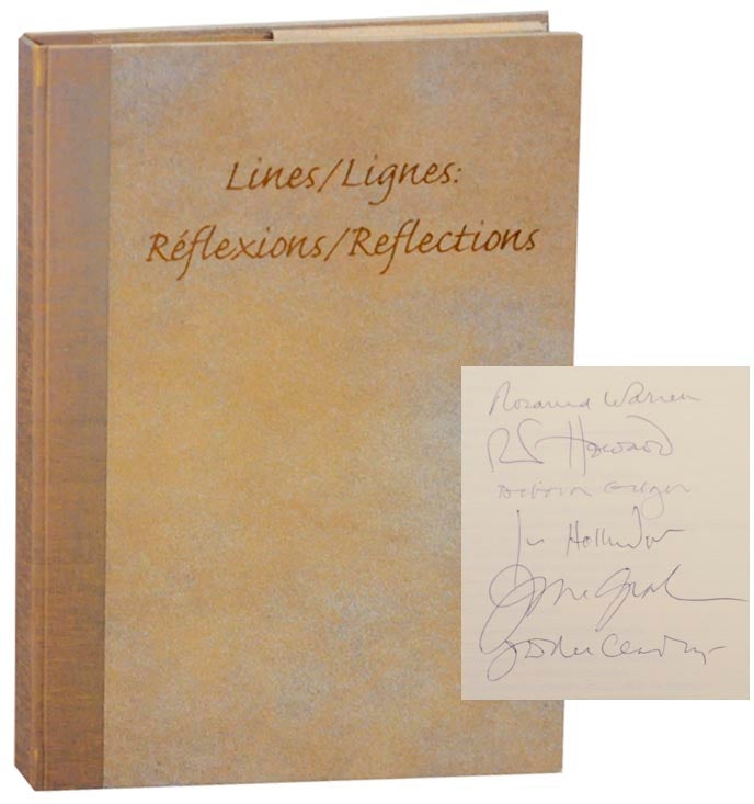 Item #158823 Lines / Lignes, Reflexions / Reflections (Signed First Edition). Debora Greger GRAHAM Jorie, Rosanna Warren, J. D. McClatchy, Richard Howard, John Hollander, Rene Magritte.