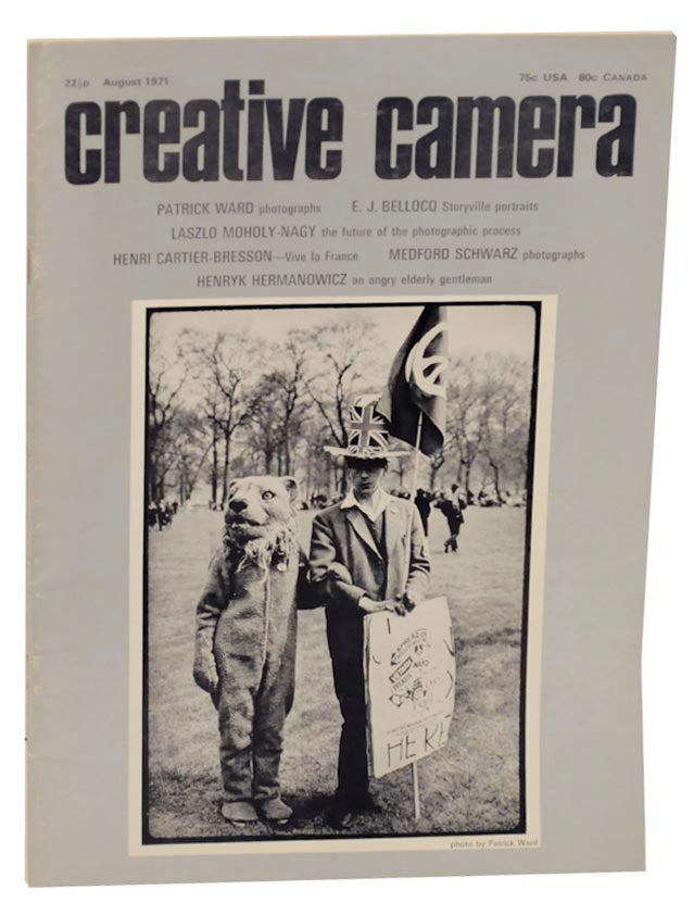 Item #158997 Creative Camera - August 1971. Colin OSMAN, Patrick Ward E. J. Bellocq, Laszlo Moholy-Nagy, Henri Cartier-Bresson.