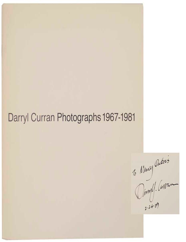 Darryl Curran: Photographs 1967-1981 Signed First Edition | Darryl ...