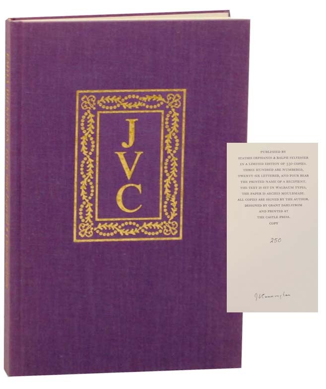 Item #160139 Dickinson: Lyric and Legend (Signed Limited Edition). J. V. CUNNINGHAM.