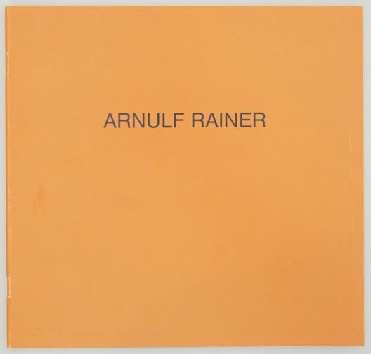 Item #160253 Arnulf Rainer: Fruhe Arbeiten aus einer Privatsammlung Funf Bilder, veir Zeichnungen und ein Aquarell (1951 - 1961). Arnulf RAINER.