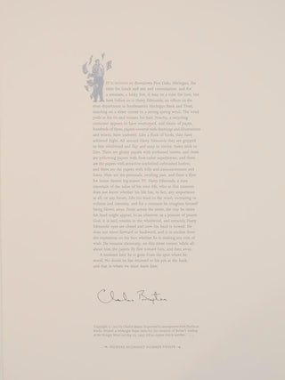 Item #160264 from Believers (Signed Broadside). Charles BAXTER