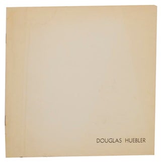 Item #160421 Douglas Huebler. Douglas HUEBLER