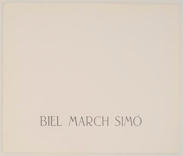 Item #160626 Biel March Simo: De L'Agre De La Terra Das Saure der Erde. Biel March SIMO.