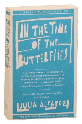 Item #161177 In the Time of The Butterflies. Julia ALVAREZ