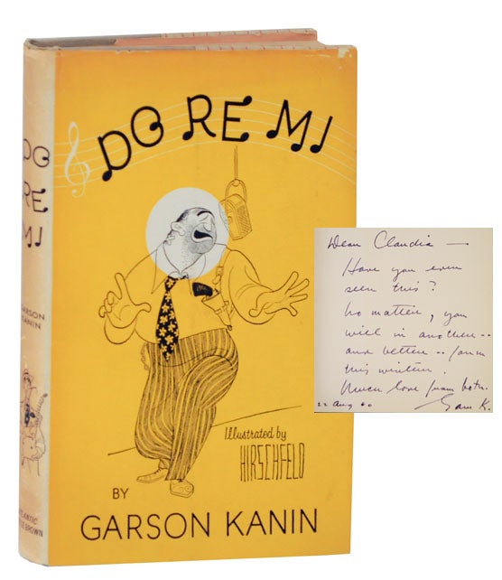 Item #161329 Do Re Mi (Signed Association Copy). Garson KANIN, Al Hirschfeld.