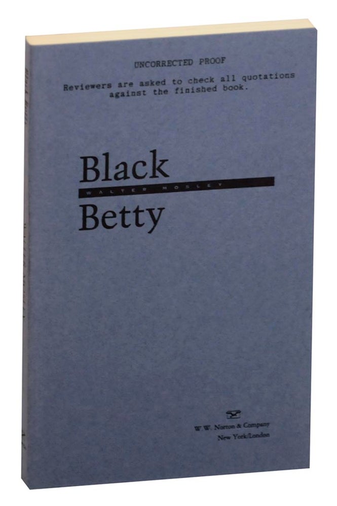 Item #161444 Black Betty. Walter MOSLEY.