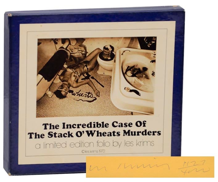 Item #161591 The Incredible Case of the Stack O'Wheats Murders (Signed First Edition). Les KRIMS.