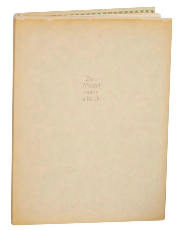 Item #162822 Zero Mostel Reads a Book. Robert FRANK, Zero Mostel.