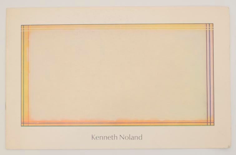 Item #162834 Kenneth Noland: New Paintings. Kenneth NOLAND.