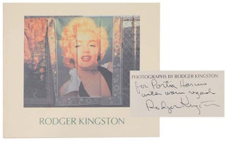 Item #162957 Larger Than Life: The Celebrity Series (Signed First Edition). Rodger KINGSTON,...