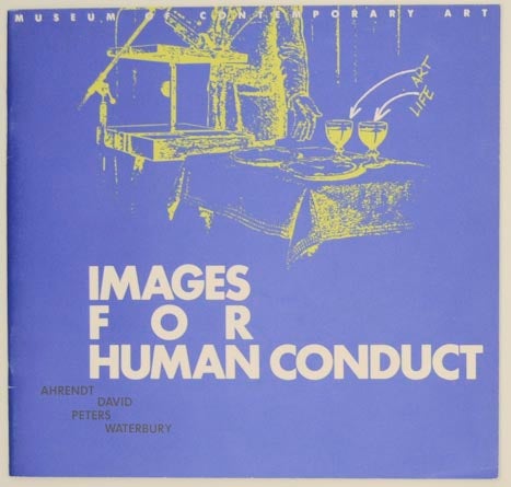 Item #163171 Images for Human Conduct. Lynne Mary Ahrendt WARREN, Robert Peters, Anita David, Jonathan Waterbury, organizer.