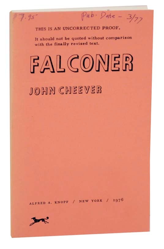 Item #163309 Falconer. John CHEEVER.