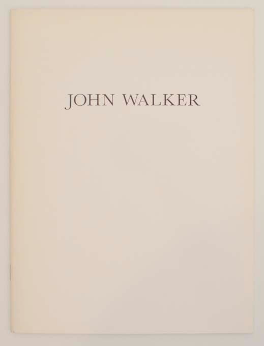 Item #163608 John Walker: Drawings From The Forge Series 1988. John WALKER, Anthony P. Carter.