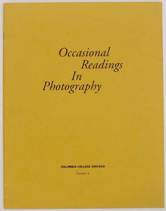 Item #163668 Occasional Reading in Photography Number 6 - Laurel Falls. Christian BOLTANSKI.