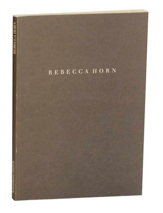 Item #163779 Rebecca Horn. Rebecca HORN, Toni Stooss