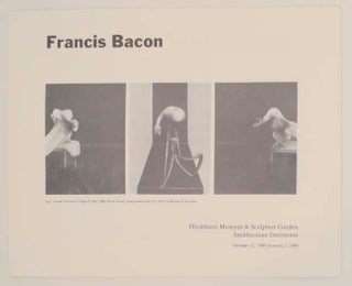 Item #164314 Francis Bacon. Francis BACON, Judith Zilczer
