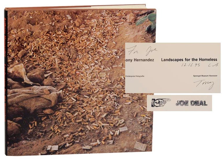 Item #164419 Landscapes for the Homeless (Signed First Edition). Anthony HERNANDEZ, Lewis Baltz.