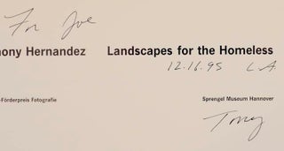 Landscapes for the Homeless (Signed First Edition)