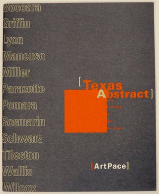 Item #164584 Texas Abstract: New Painting in the Nineties. Frances COLPITT