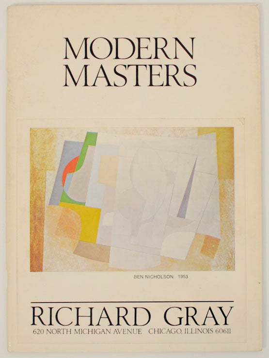 Item #164630 Modern Masters. Richard Gray Gallery.