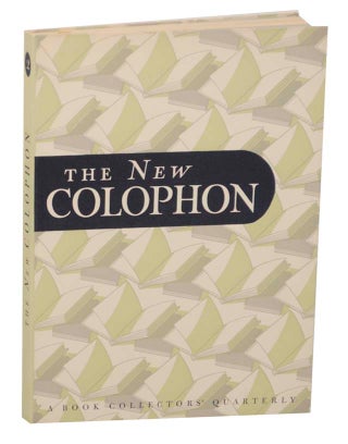 Item #165193 The New Colophon Volume I (1) , Part Two (2