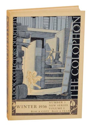 Item #165250 The Colophon A Book Collectors Quarterly New Series Volume 1 Number Three (3