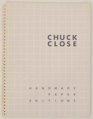 Item #165957 Chuck Close: Handmade Paper Editions. Chuck CLOSE