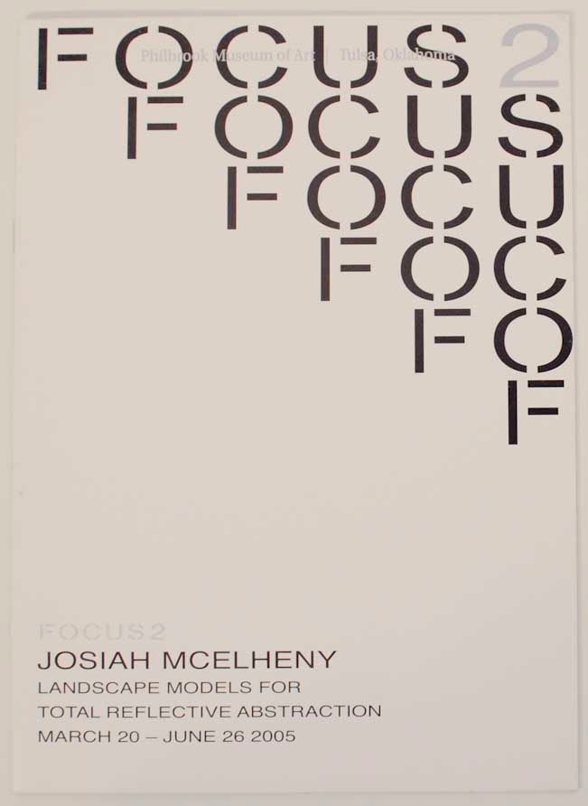 Item #165998 Focus 2: Josiah McElheny, Landscape Models for Total Reflective Abstraction. Josiah McELHENY, Catherine Morris.