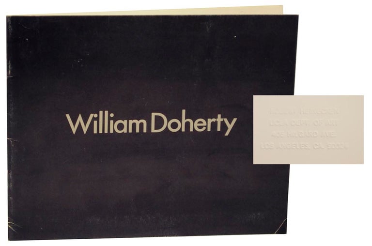 Item #166181 William Doherty June 19, 1940 - Nov. 11, 1972. Leland RICE, Robert Heinecken - William Doherty.