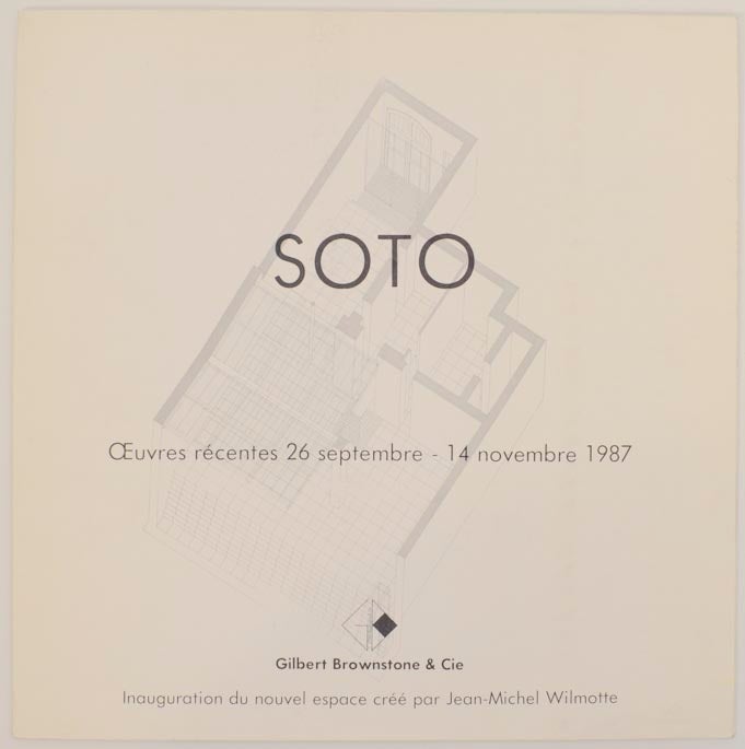 Item #166308 Soto: Oeuvres Recentes. Jesus Rafael SOTO.