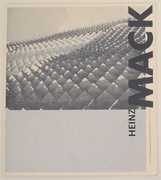 Item #166335 Heinz Mack. Heinz MACK, Wieland Schmied