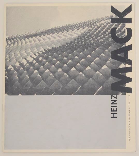 Item #166335 Heinz Mack. Heinz MACK, Wieland Schmied.