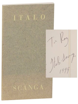 Item #166803 Italo Scanga (Signed First Edition). Italo SCANGA, Ron Glowen