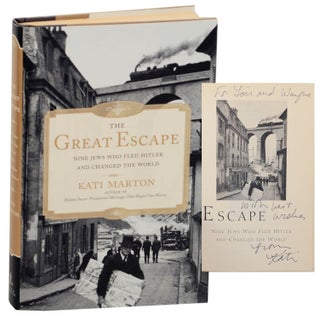 Item #166992 The Great Escape: Nine Jews Who Fled Hitler and Changed the World (Signed First...