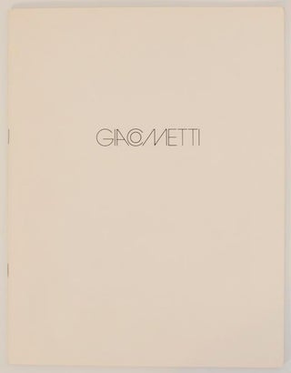 Item #167366 Giacometti. John FLEMING