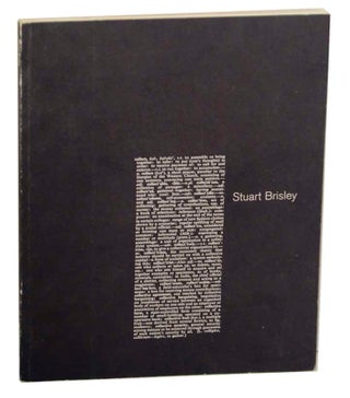 Item #167736 Stuart Brisley: The Collection of Ordure. Stuart BRISLEY, Erica Davies, Michael...