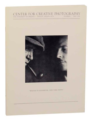 Item #168829 Weston to Hagemeyer: New York Notes. Edward WESTON