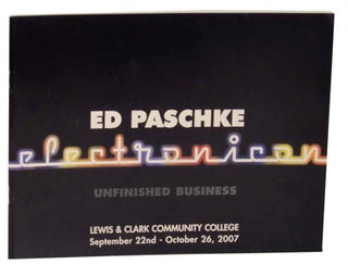 Item #168915 Ed Paschke: Unfinished Business. Ed PASCHKE
