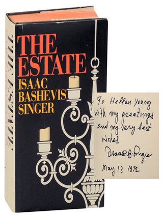 Item #168919 The Estate (Signed). Isaac Bashevis SINGER