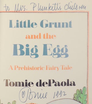 Little Grunt and the Big Egg: A Prehistoric Fairy Tale (Signed First Edition)