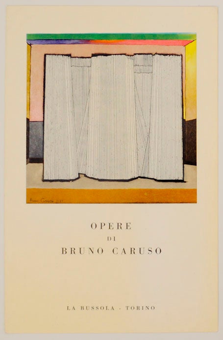 Opere Di Bruno Caruso by Bruno CARUSO on Jeff Hirsch Books