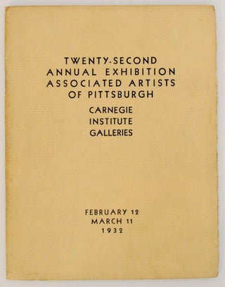 Item #170143 Associated Artists of Pittsburgh: Twenty Second Annual Exhibition