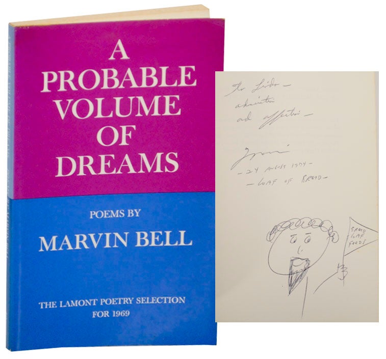 Item #170337 A Probable Volume of Dreams (Signed First Edition). Marvin BELL.
