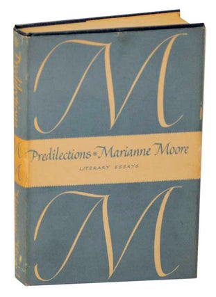 Item #170414 Predilections. Marianne MOORE